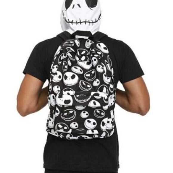 Loungefly X Disney Backpack Nightmare Before Christmas Skellington Hoodie Hooded main image 9